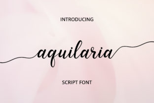 Aquilaria Font: A Timeless Script for Creative Makers