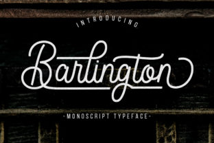 Barlington: A Script Font for Editorial Elegance