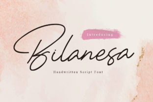 Bilanesa Script Font for Handmade Creations
