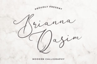 Brianna Qasim: A Graceful Script Font for Branding Projects