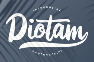 Diotam: A Script Font That Elevates Digital Branding