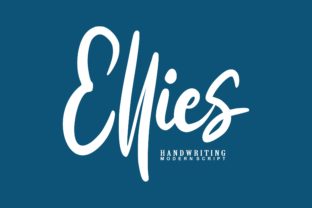 Ellies: A Script Font for Crafters and Product Creators