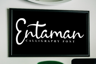 Entaman: A Timeless Script Font for Digital Design