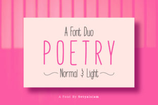 Font for Editorial Design: Poetry Adds Personality to Your Content