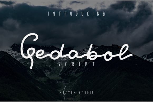 Gedabol: A Font That Breathes Life into Handmade Creations