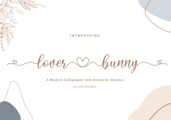 Lover Bunny: A Script Font for Impactful Digital Design