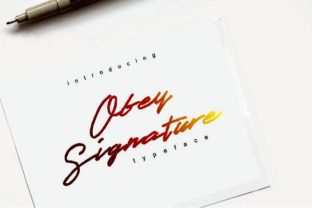 Obey Signature: A Font That Elevates Digital Branding