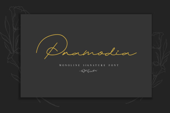 Pramodia: A Script Font for Elegant Web Design