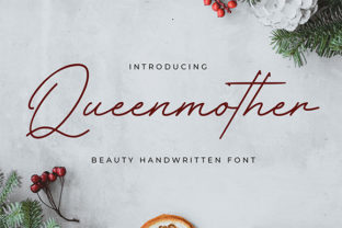 Queenmother: A Timeless Script Font for Editorial Design