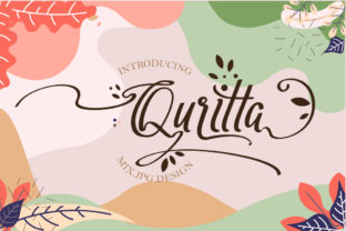 Quritta: A Script Font for Editorial Elegance