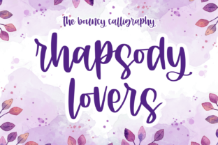 Rhapsody Lovers: The Font That Elevates Your Digital Brand