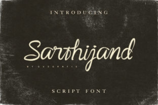 Sarthijand: A Font for Elegant Expression