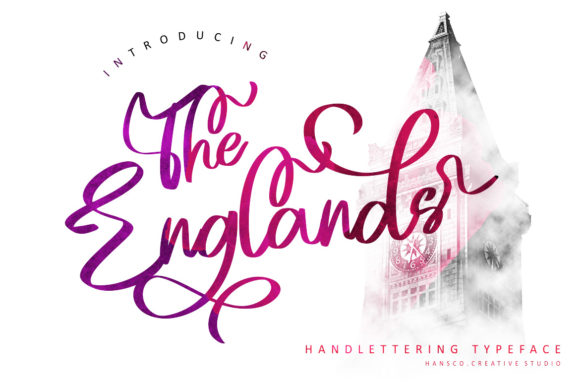 The Englands: A Script Font with Elegant Purpose