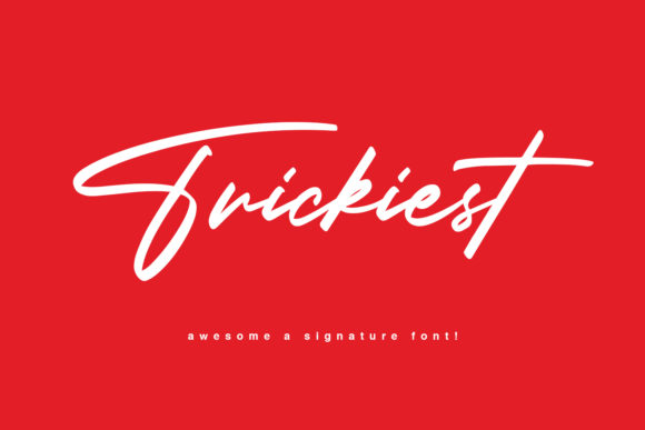 Trickiest: A Handwritten Font for Elegant Editorial Design