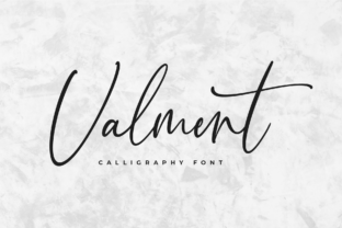 Valment: A Script Font for Modern Web Design