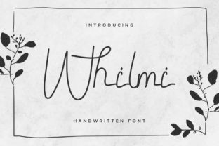 Whilmi: A Timeless Script Font for Modern Web Design