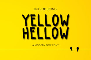 Yellow Hellow: A Versatile Script Font for Editorial Design